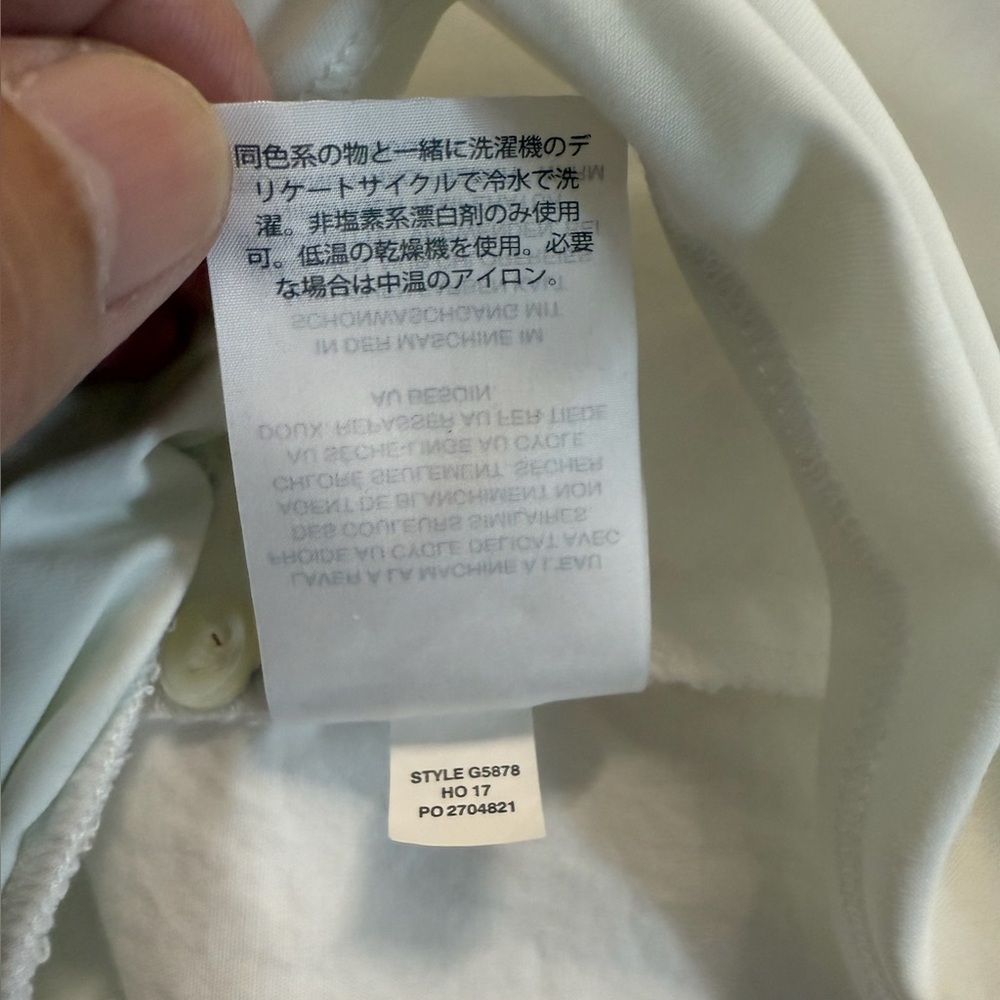J. Crew Women’s Size 2 White Stretch Perfect Bodysuit Shirt - Picture 7 of 9